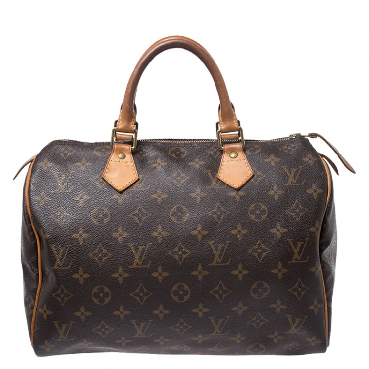 Pre Owned Louis Vuitton Monogram Canvas Speedy 30 Bag