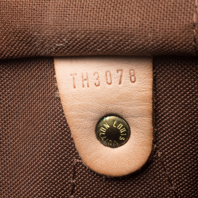 Pre Owned Louis Vuitton Monogram Canvas Speedy 30 Bag