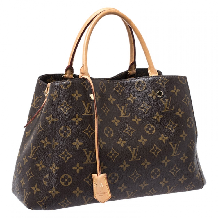Pre Owned Louis Vuitton Monogram Canvas Montaigne MM Bag