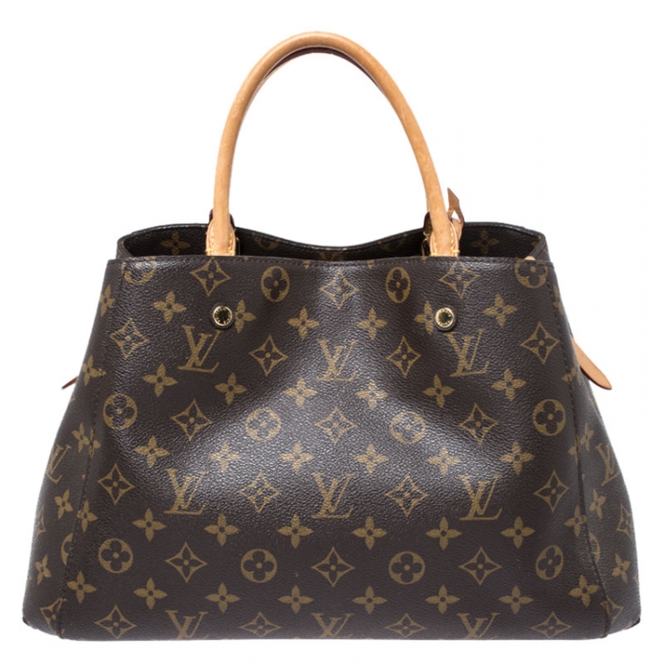 Pre Owned Louis Vuitton Monogram Canvas Montaigne MM Bag