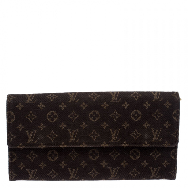 Louis Vuitton Monogram Pattern Continental Long Flap Wallet