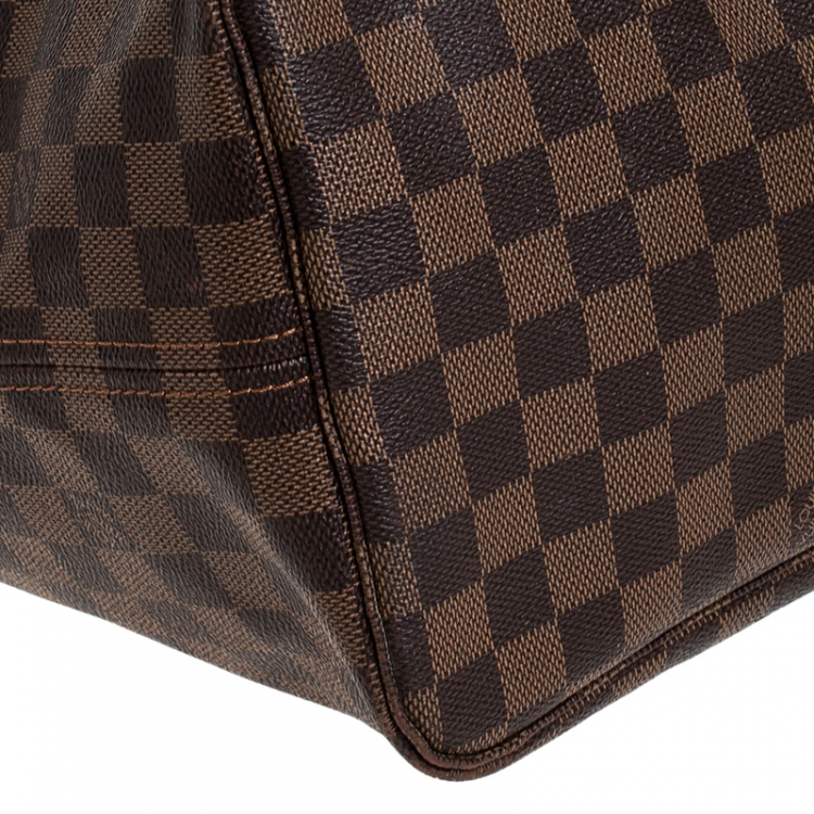 Pre Owned Louis Vuitton Damier Ebene Canvas Neverfull GM Bag