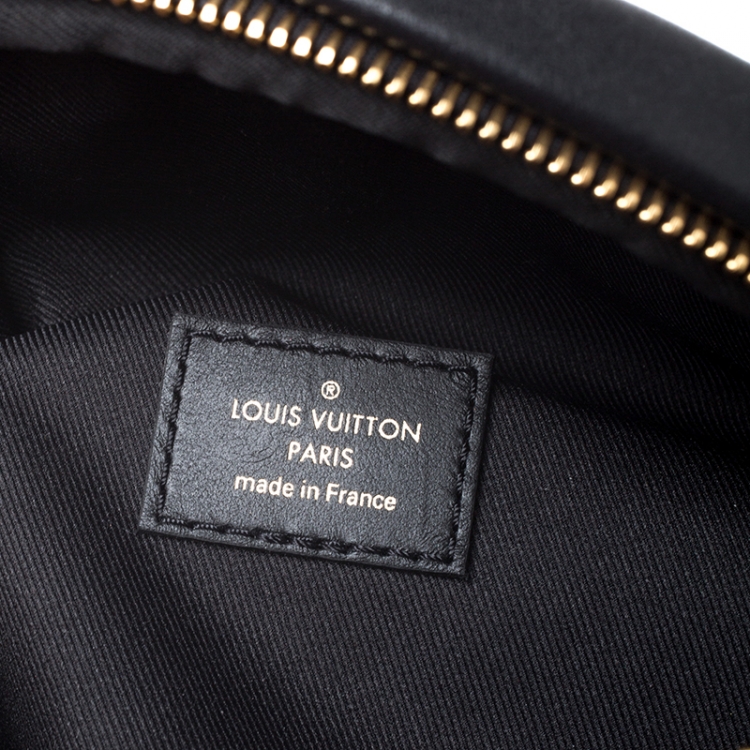 Pre Owned Louis Vuitton Black Leather New Wave Bumbag