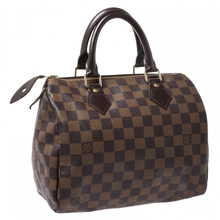 Pre Owned Louis Vuitton Monogram Canvas Speedy 25 Bag