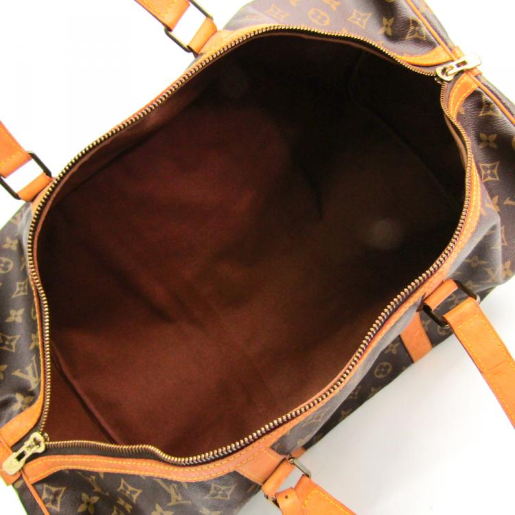 Pre Owned Louis Vuitton Monogram Canvas Sac Souple 55 Bag