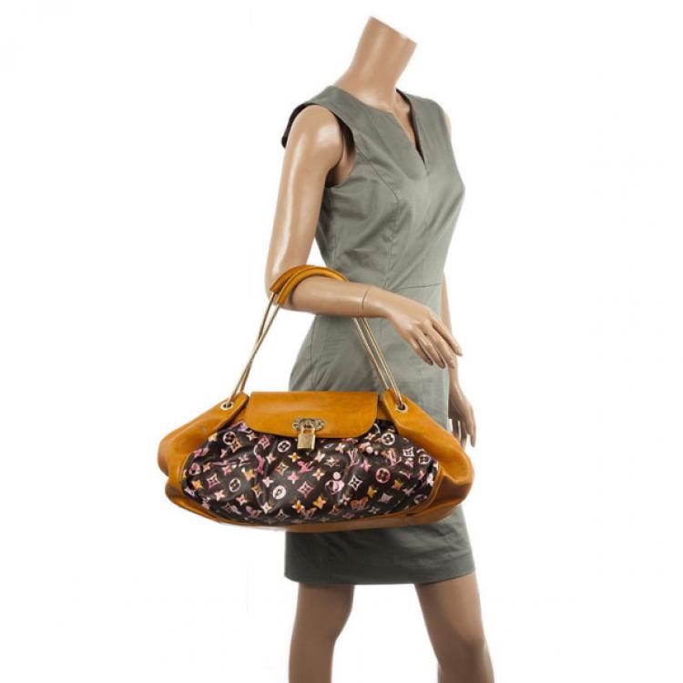 USED Louis Vuitton Limited Edition Brown Monogram Watercolor