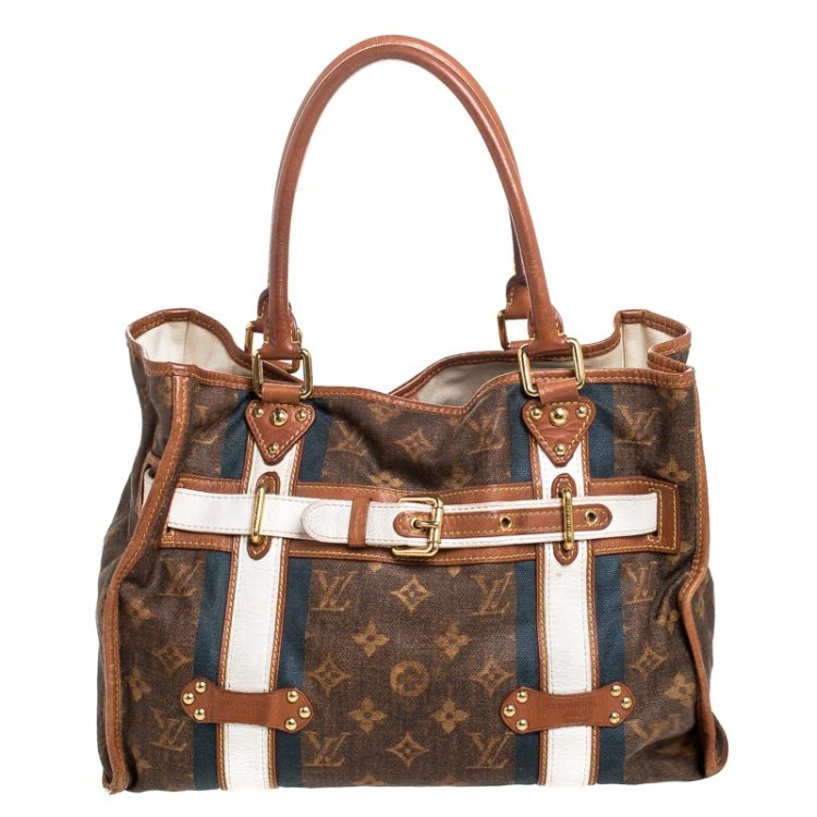 Louis Vuitton Brown Monogram Canvas Limited Edition Rayures