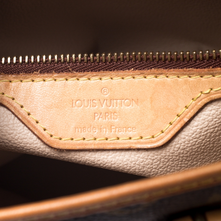 Pre Owned Louis Vuitton Monogram Canvas Petit Bucket Bag