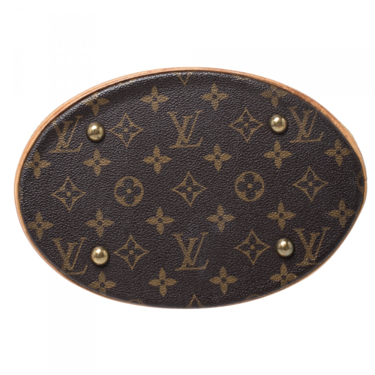 Pre Owned Louis Vuitton Monogram Canvas Petit Bucket Bag