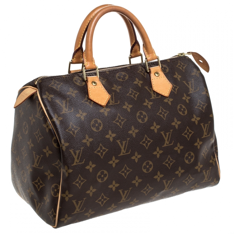 Pre Owned Louis Vuitton Monogram Canvas Speedy 30 Bag