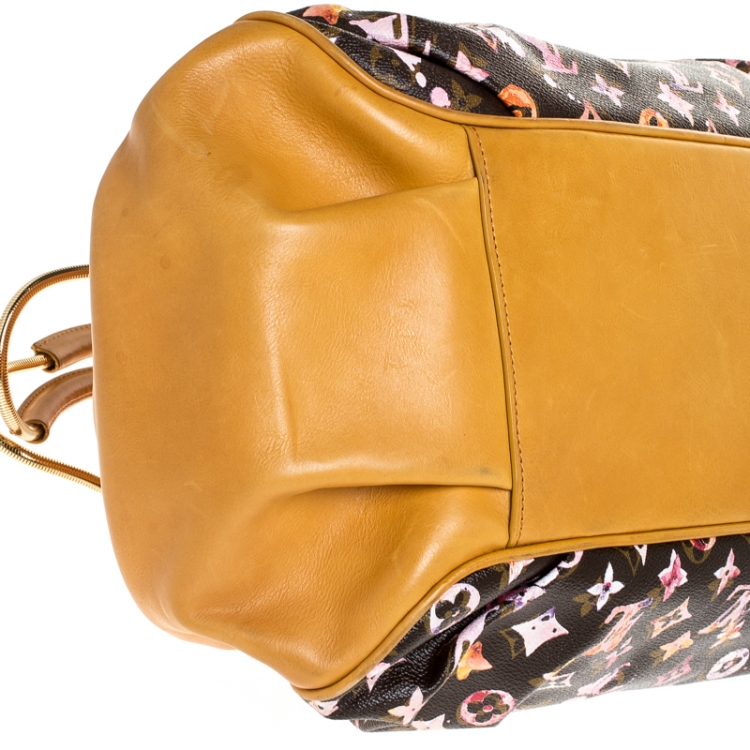 Pre Owned Louis Vuitton Limited Edition Richard Prince Monogram Watercolor Aquarelle Jamais Bag