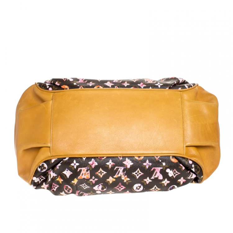 Pre Owned Louis Vuitton Limited Edition Richard Prince Monogram Watercolor Aquarelle Jamais Bag