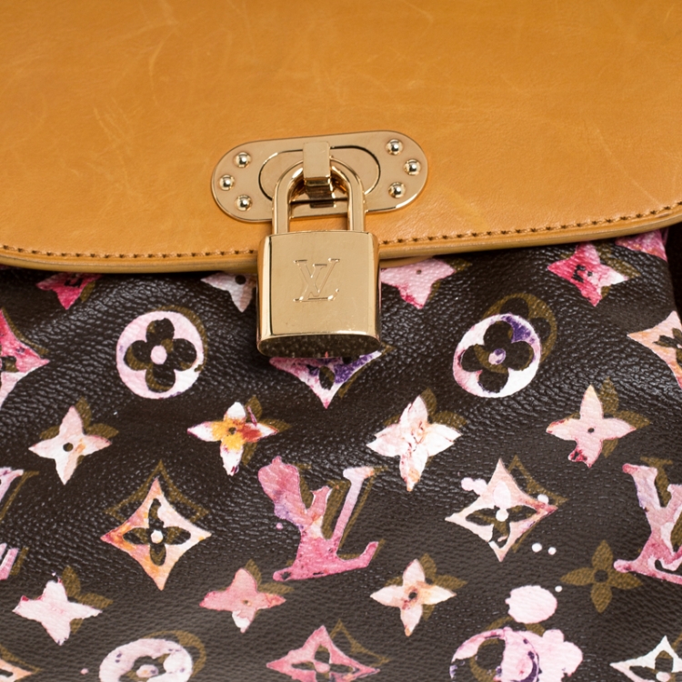 Pre Owned Louis Vuitton Limited Edition Richard Prince Monogram Watercolor Aquarelle Jamais Bag