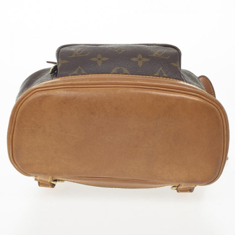 Pre Owned Louis Vuitton Monogram Montsouris PM Backpack 