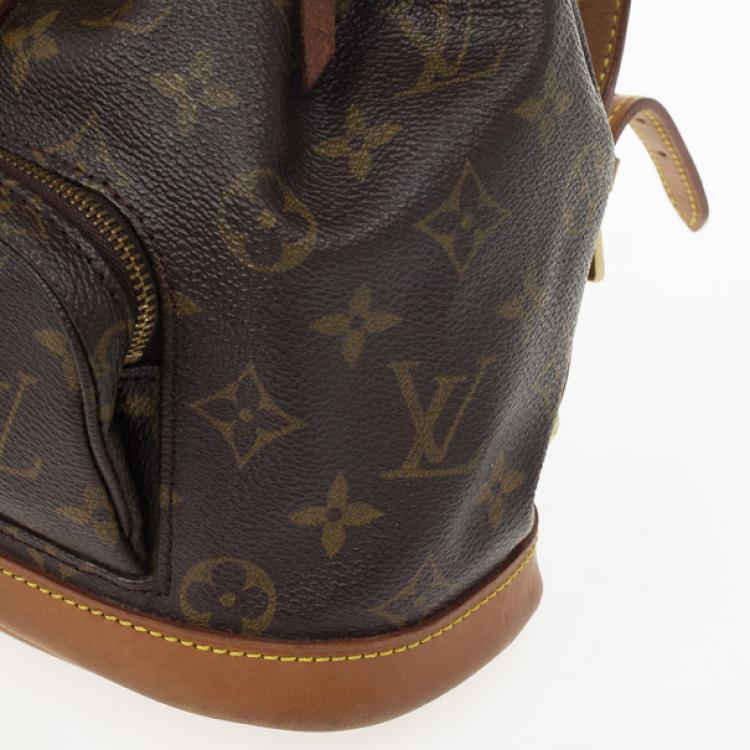 Pre Owned Louis Vuitton Monogram Montsouris PM Backpack 