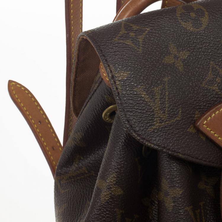 Pre Owned Louis Vuitton Monogram Montsouris PM Backpack 