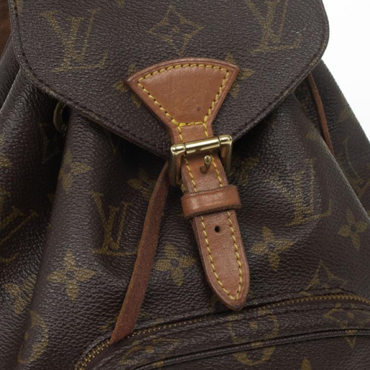 Pre Owned Louis Vuitton Monogram Montsouris PM Backpack 