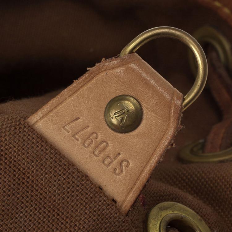 Pre Owned Louis Vuitton Monogram Montsouris PM Backpack 