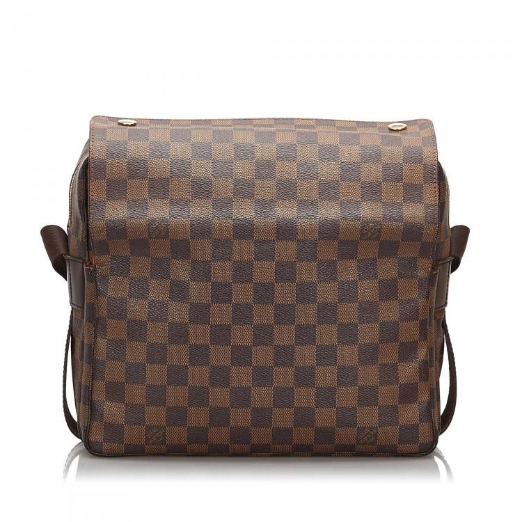 Pre Owned Louis Vuitton Damier Ebene Canvas Naviglio Messenger Bag