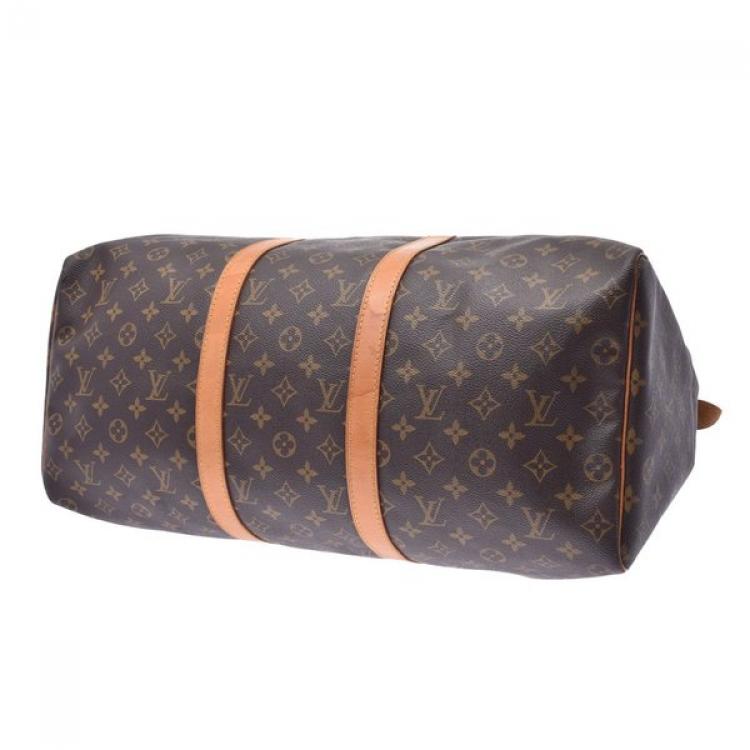 Pre Owned Louis Vuitton Monogram Canvas Keepall 50 Bag