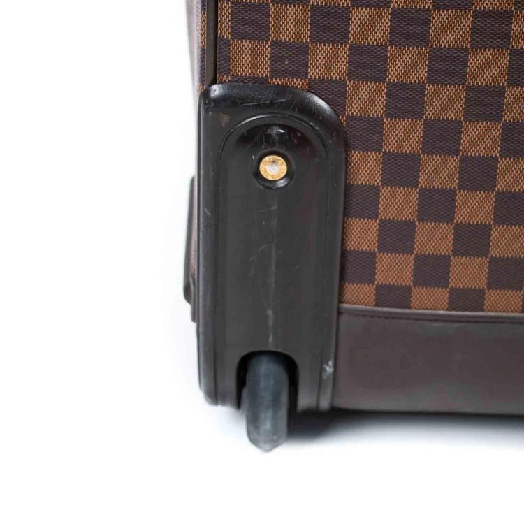 Pre Owned Louis Vuitton Damier Ebene Canvas Business Pegase Legere 55 Luggage Bag