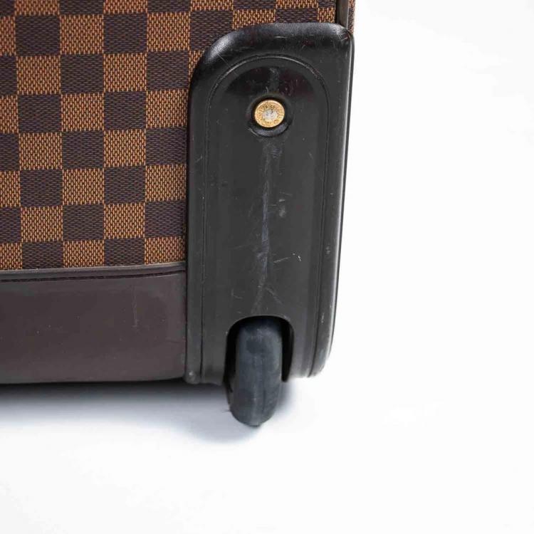 Pre Owned Louis Vuitton Damier Ebene Canvas Business Pegase Legere 55 Luggage Bag