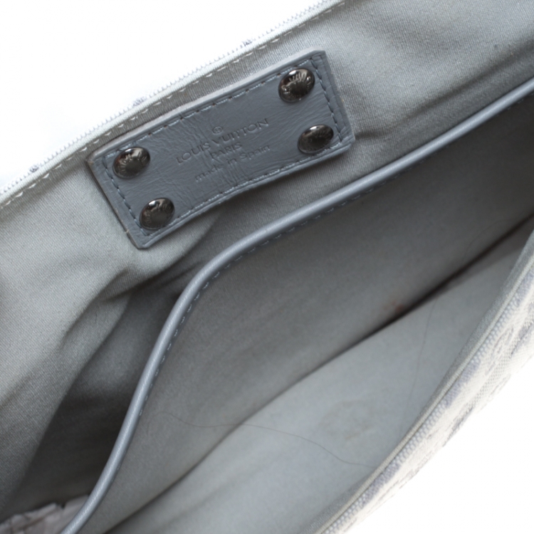 Pre Owned Louis Vuitton Grey Monogram Limited Edition Patchwork Conte de Fees Musette Bag