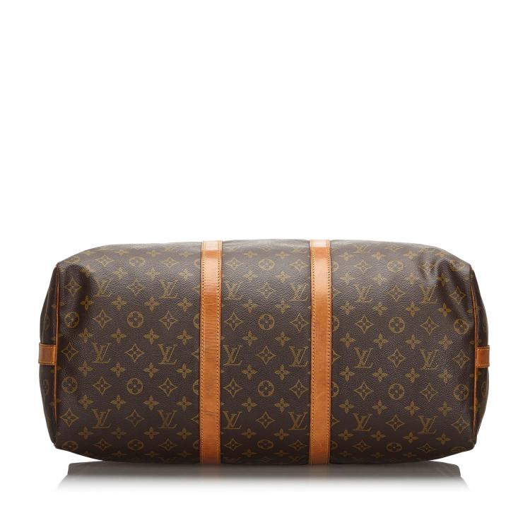 Pre Owned Louis Vuitton Monogram Canvas Keepall Bandouliere 60 Bag