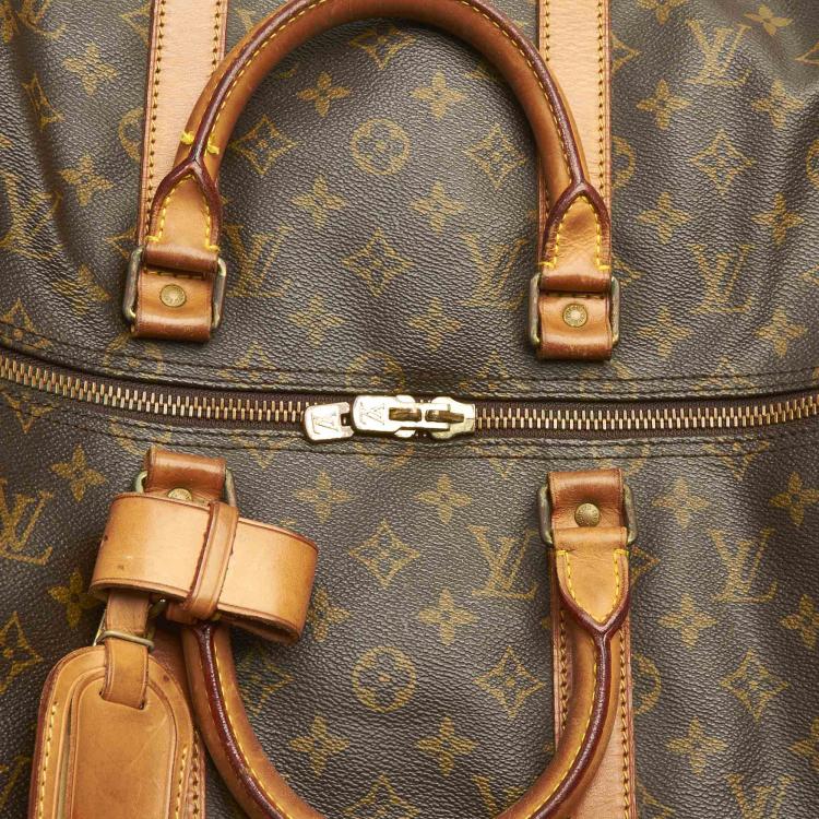 Pre Owned Louis Vuitton Monogram Canvas Keepall Bandouliere 60 Bag