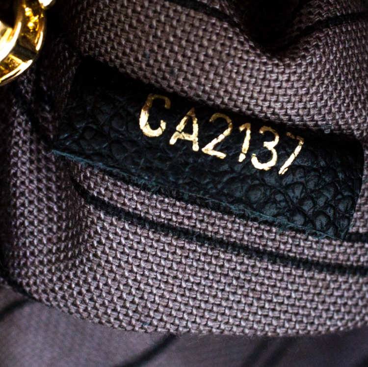 Pre Owned Louis Vuitton Black Empreinte Leather Sorbonne Backpack