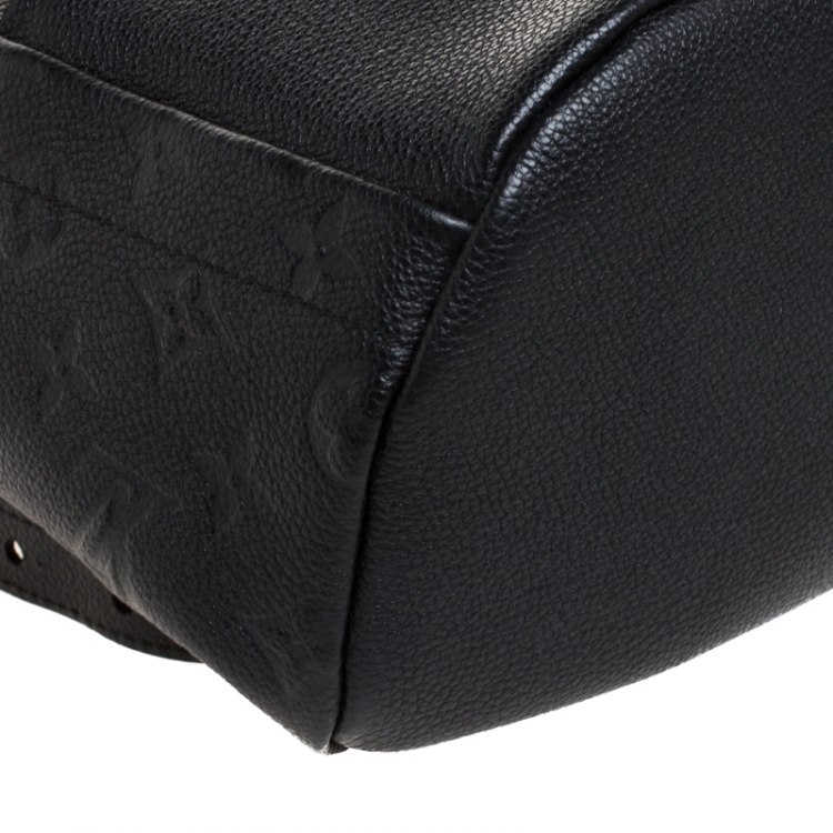 Pre Owned Louis Vuitton Black Empreinte Leather Sorbonne Backpack