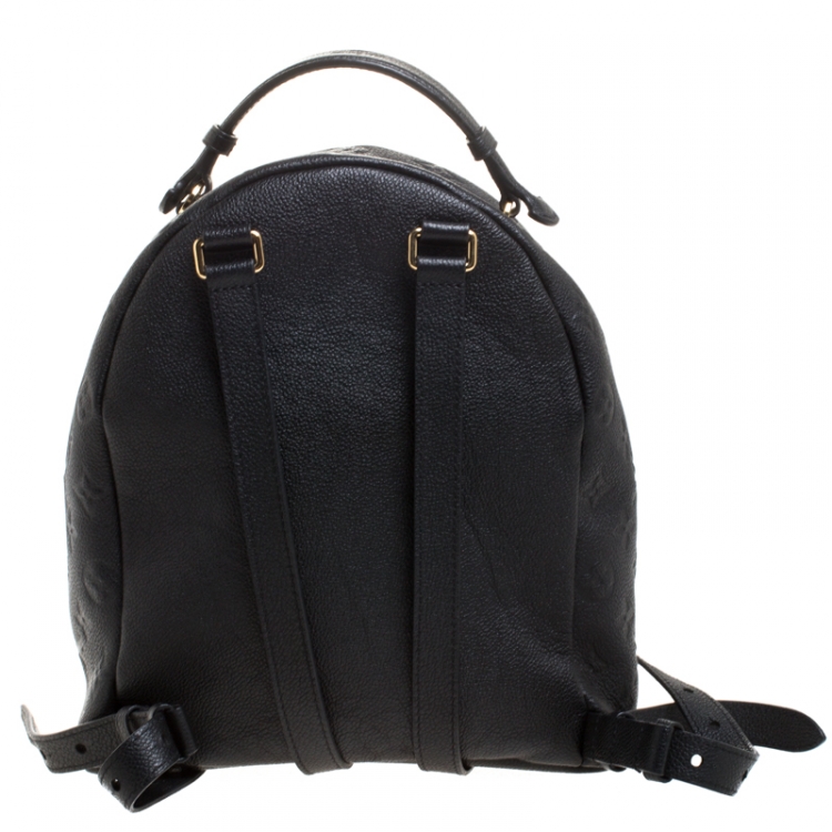 Pre Owned Louis Vuitton Black Empreinte Leather Sorbonne Backpack