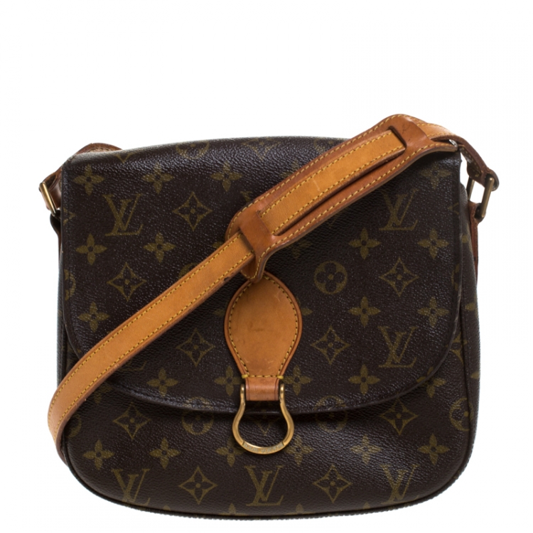 Authentic Louis Vuitton Monogram Saint Cloud Shoulder Bag, Luxury