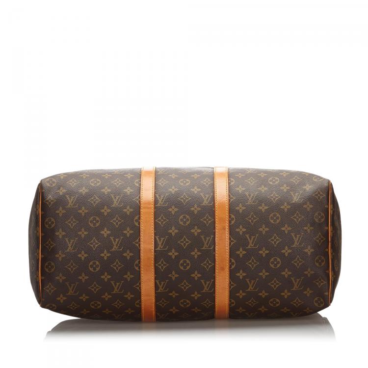 Pre Owned Louis Vuitton Monogram Canvas Keepall 50 Bag