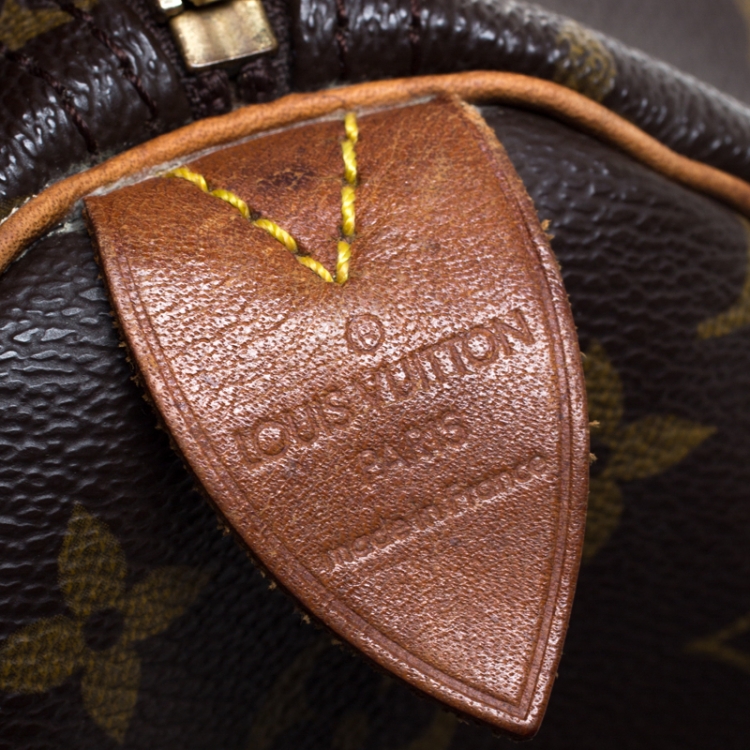 Pre Owned Louis Vuitton Monogram Canvas Speedy 35