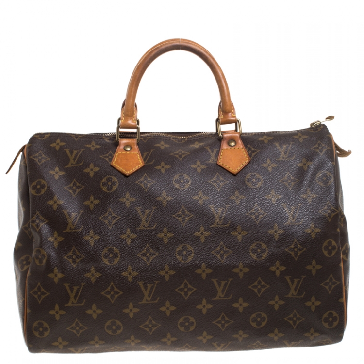 Pre Owned Louis Vuitton Monogram Canvas Speedy 35