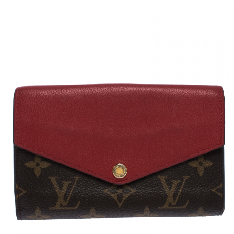 LOUIS VUITTON Cerise Monogram Canvas Pallas Compact Wallet