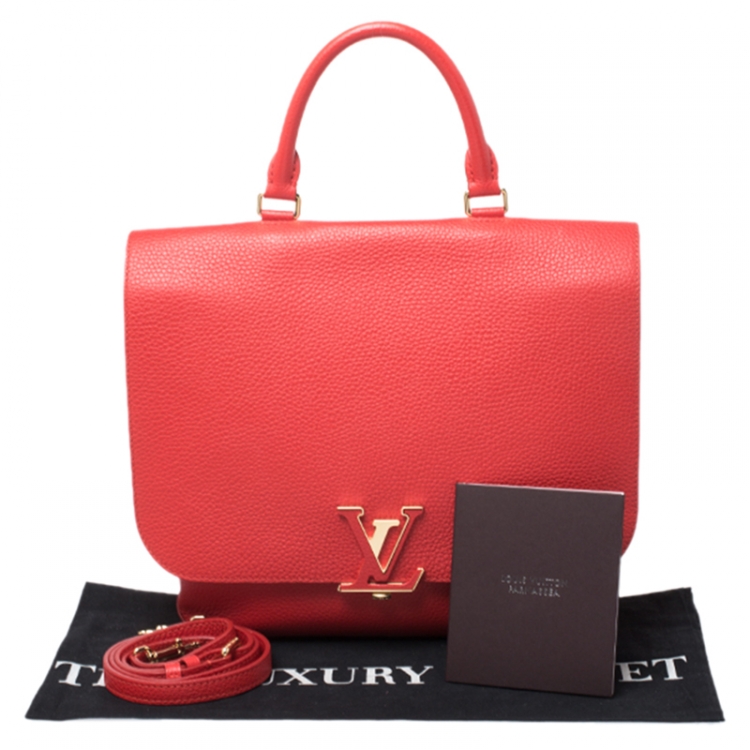 مملوكة مسبقًا Louis Vuitton Coquelicot Taurillon Leather Volta Bag