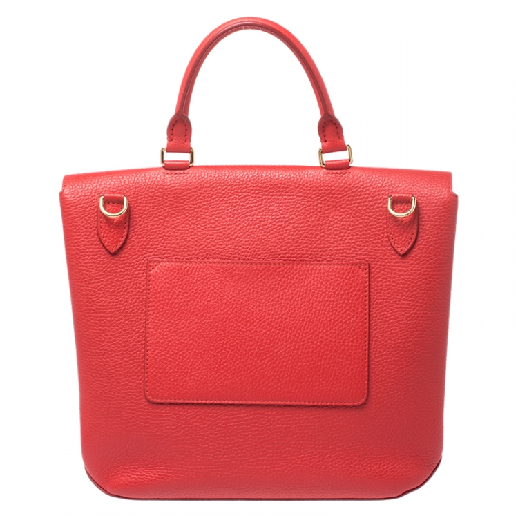 مملوكة مسبقًا Louis Vuitton Coquelicot Taurillon Leather Volta Bag