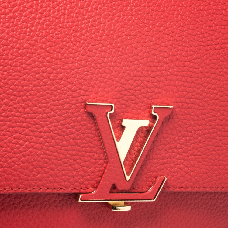مملوكة مسبقًا Louis Vuitton Coquelicot Taurillon Leather Volta Bag