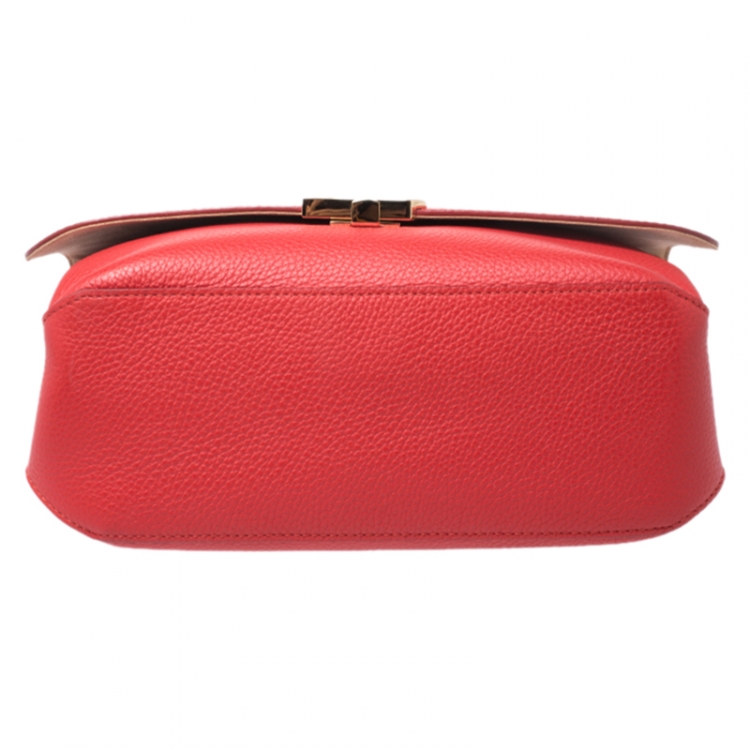 مملوكة مسبقًا Louis Vuitton Coquelicot Taurillon Leather Volta Bag