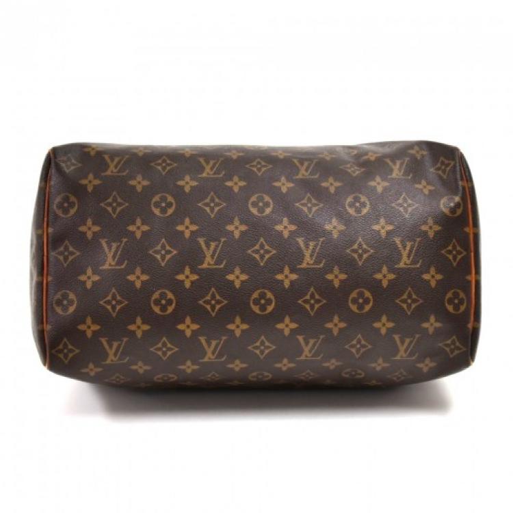 Pre Owned Louis Vuitton Monogram Canvas Speedy 35 City Bag