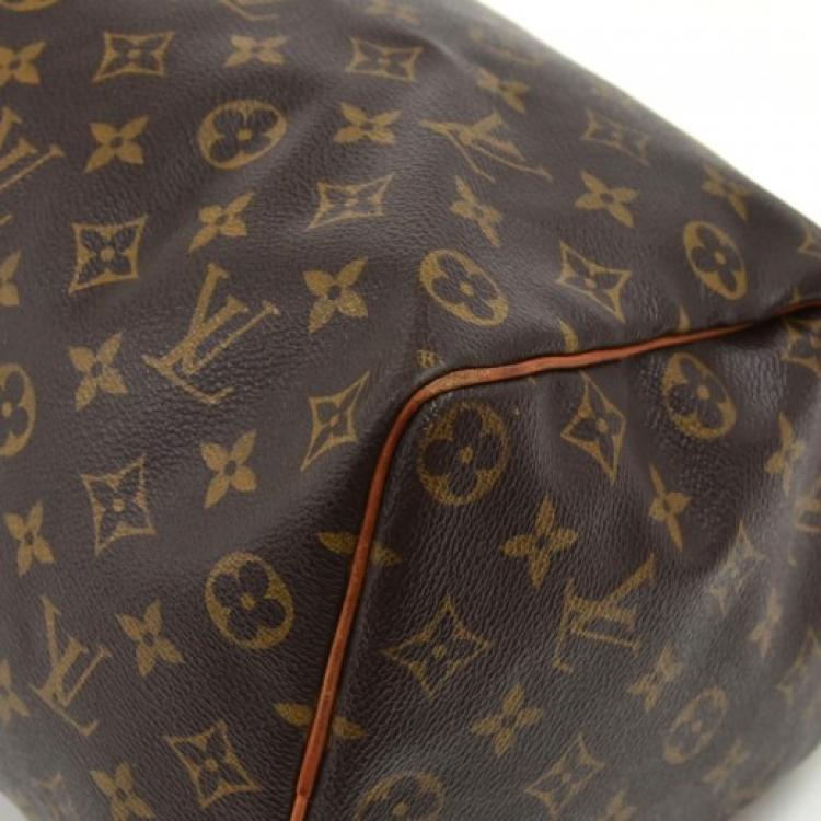 Pre Owned Louis Vuitton Monogram Canvas Speedy 35 City Bag