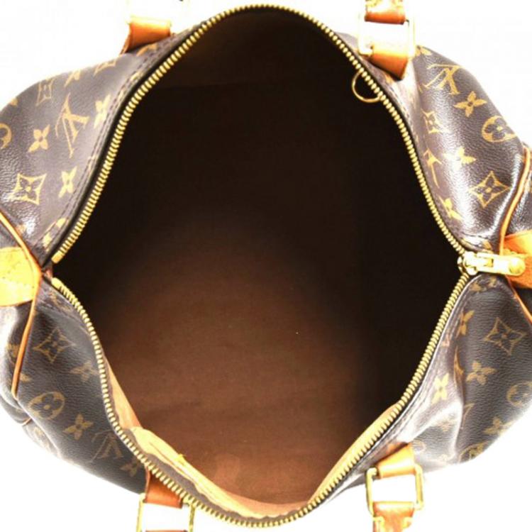 Pre Owned Louis Vuitton Monogram Canvas Speedy 35 City Bag