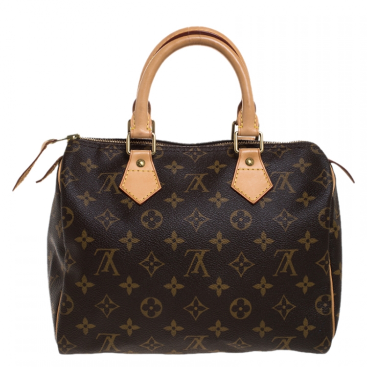 Pre Owned Louis Vuitton Monogram Canvas Speedy 25 Bag
