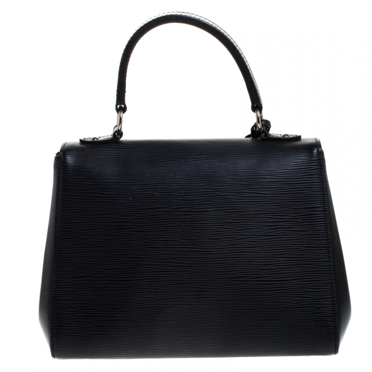 Pre Owned Louis Vuitton Black Epi Leather Cluny BB Bag