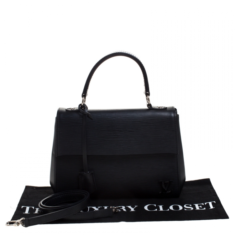 Pre Owned Louis Vuitton Black Epi Leather Cluny BB Bag