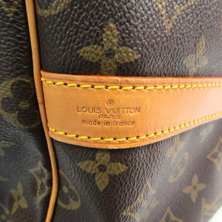 Pre Owned Louis Vuitton Monogram Canvas Keepall Bandouliere 55 Bag