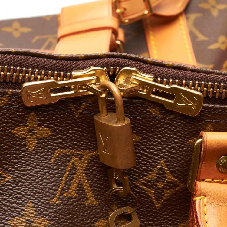 Pre Owned Louis Vuitton Monogram Canvas Keepall 55 Bag