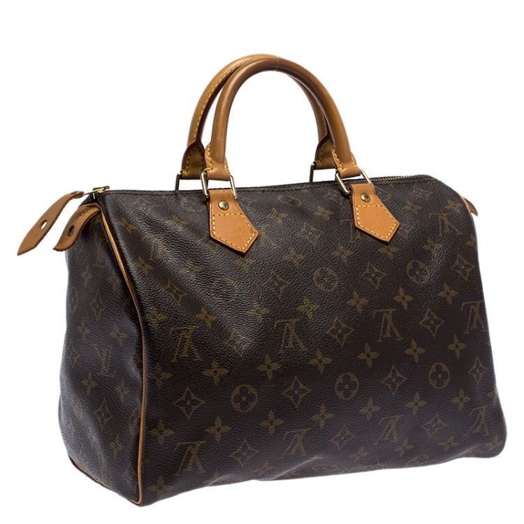 Pre Owned Louis Vuitton Monogram Canvas Speedy 30 Bag